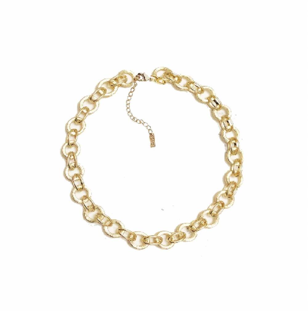 NEW ADRIANA PAPPAS women's circles necklace in gold